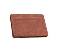 Genérico Stylish Travel Wallet, Magic Wallet, Minimalist Wallet, Cards and Cash Organizer, Money Wallet for Men, PU Leather Minimalist Wallet with Magic Money Clip, Elegant Wallet with Card Holders,