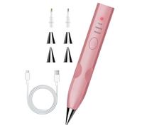 Generico Stylo Électrique à Strass - avec 3 Niveaux Rechargeable | Outil Dessin pour Tableau à Stras Ongle Projet Broche Bijoux | Stylet Précision Broderie Diamant Ergonomique Professionnel