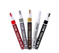 Genérico Stylo Restauration Pierre Tombale 5 Couleurs, Pointe 3mm Marqueur Imperméable Pour Inscription Pierre Tombale À Base D’Huile, Idéal Pour Raviver Les Lettres Fanées Sur Granit Et Marbre