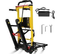 Genérico Subida De Escaleras EléCtrica Carretilla De Mano De Carga De 400kg Carretilla MóVil para Subir Escaleras De Servicio Pesado con Li-BateríA para Distribución LogíStica Almacén,G