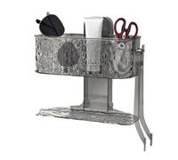 Genérico Succiones Shower Shelf, Bathroom Storage Rack, Ventilated Suction Shelfs, No Drill Showers Organizer, 8,39 x 4,09 x 8,03 pulgadas, Perfect for Organizing Toiletries, Cosmetics and Kitchen