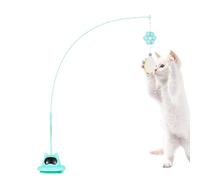 Generico Suction Cat Wand Toy, Interactive Spring Teaser, 8.66x12.6 Inches Engaging Catcher & Bell, Hands- Cat Stick for Bored Kittens, Jump Pounce Exercise Play, Cats