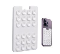 Genérico Suction Cup Card Holder - Silicone Adhesive Cellphone Card Mount | Powerful Adsorption Phone Holding Supplies, Suction Cup Phone Mount Wallet For Wall, Shower, Mirror, and Window