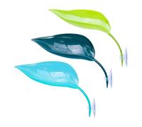 Genérico Suction Cup Frog Perch - Aquarium Leaf Decoration, Reptile and Amphibian Resting for Fish Tank or Terrarium, Soft Leaf Texture with Secure Adhesion, Home or Office Aquarium Accessory