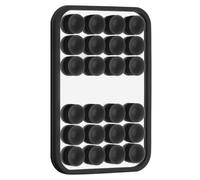 Genérico Suction Cup Grip - 2.75 Inch Silicone Phone Holder for Secure Mounting, Desk Shower Wall Car Driving Use, Phone Case Attachment for Women Men, Clear Black White Material, Portable Daily Use