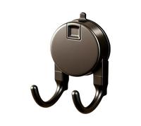 Genérico Suction Cup Hook - ABS 10cm, Heavy Duty Hanger, Reusable Bag Hanger | Retractable Shower Organizer For Home, Kitchen, Bathroom, Glass Door, Mirror, Tile, Towel, Robe Storage