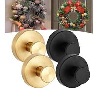 Genérico Suction Cup Hooks for Door Wreaths, 2025 Upgraded No Drill Stainless Steel Suction Cup Hooks,for Wooden Front Door, Shower Wall, Bathroom, Mirror (4pcs- E)