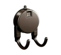 Genérico Suction Cup Hooks - Retractable Reusable Bag Hanger | Removable Towel Hook For Home Kitchen Bathroom Shower Glass Door Mirror Tile Towel Robe And Others