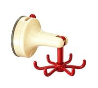 Genérico Suction Cup Hooks Rotating Wall Organizer 6 Claw No Drill Holder