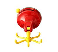Genérico Suction Cup Hooks Rotating Wall Organizer 6 Claw No Drill Holder