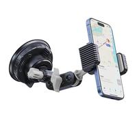 Genérico Suction Cup Phone Holder For Car | Adjustable Phone Mount Holder On Dashboard | Windshield Smartphones Stand Road Trip Cellphone Base For Navigation, Selfie