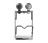 Genérico Suction Cup Pot Lid Holder - Durable, Wall Mounted Double Layer Rack | No Drilling Organizer For Cabinet, Pantry, Door, Cookware, Dorm, RV, Kitchen, Frying Pan, Cutting Board
