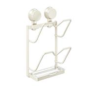 Genérico Suction Cup Pot Lid Holder - Durable, Wall Mounted Double Layer Rack | No Drilling Organizer For Cabinet, Pantry, Door, Cookware, Dorm, RV, Kitchen, Frying Pan, Cutting Board