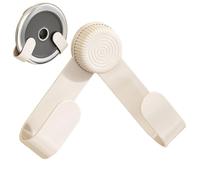 Generico Suction Cup Rotating Pot Lid Rack, Wall Pan Cover Organizer, 7.28x1.97x1.18 Inches No Drilling Pot Cover Storage Holder for Kitchen Cupboard Tiles Glass