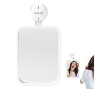 Genérico Suction Cup Shower Mirrors - Anti Fog Mirror For Shaving & Grooming, Small Portable Bathroom Mirrors For Shower Wall, Fogless Mirror with Strong Suction Hook, Essential Bathroom Accessories