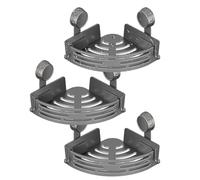 Genérico Suction Cup Shower Shelf - No Drilling Wall Rack for Bathroom | Heavy-Duty Vacuum Mount with Drainage Slits & Removable Basket for Shampoo, Conditioner, Toiletry and Soap Storage