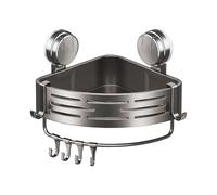 Genérico Suction Cup Shower Shelf - Suction Cup Shower Basket | Bathroom Triangle Corner Storage Shelf | Organizer Wall Mounted for Conditioner Shampoo Toothbrush Sink Vanity Bathroom Bathtub Dorm