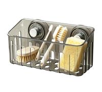 Genérico Suction Cup Sponge Holder - 7 Inch Kitchen Rack | Pet Wall Mounted Organizer Basket For Sink Soap Brush Storage Bathroom Shower Cleaning Tool Air Dry Space Saver