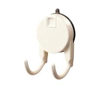 Genérico Suction Hooks - Powerful Push And Lock Vacuum Multi-Purpose Suction Hanger, Clear Sticky Hook For Hanging Extra Strong | For Home Kitchen Bathroom Shower Glass Door Mirror Tile Towel Robe