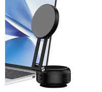 Genérico Suction Phone Mount - Double Retractable Power Bracket, Electric Vacuum Magnetic Grip, Hands Free Dashboard Stand, Cellphone Desktop Cradle | Universal Mobile Support For All Smartphones