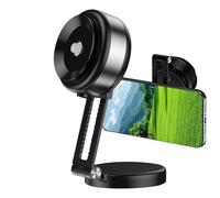 Genérico Suction Phone Mount, Retractable Holder Stand, Magnetic Vacuum Bracket, Double Suction Cups, Adjustable Arm Design, Ideal for Car Interiors, Dashboard Viewing, Daily Navigation