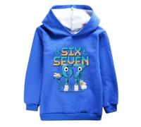 Genérico Sudadera 67 Six Seven Niña Niño, Meme Divertido Italiano Brainrot Sudadera con Capucha, Estilo Hip Hop Streetwear Y2K, Sudadera Gaming para Niños y Adolescentes