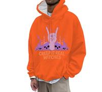 Genérico Sudadera Capucha Hombre Baseball -Hombres Mujeres Halloween Moda Casual Parte ImpresióN 3D Manga Larga CordóN con Capucha SuéTer Tops Cactus Sudadera