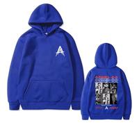 Genérico Sudadera con Capucha y Chaqueta con Estampado 2D para Pareja, Ropa Deportiva Informal, Sudadera con Capucha de Anuel AA para Hombre y Mujer, Sudadera con Capucha de Anime (2 M)