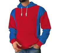 Generico Sudadera de hombre con capucha cremallera ligera invierno suave jersey cómodo casual de gran tamaño con bolsillos jogging manga larga Y2k chaqueta otoño firmado suelto Sweatshirt Streetwear