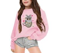 Genérico Sudadera de Manga Larga con Cuello Redondo y Estampado de Letras para niños de otoño e Invierno (9-10 Years)