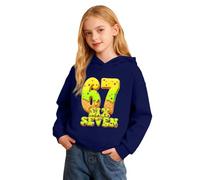 Genérico Sudadera De Navidad NiñO 67,Sudadera con Capucha Y Estampado GráFico para NiñOs Chaqueta Informal De Forro Polar con Bolsillo para NiñOs Y