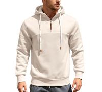 Genérico Sudadera Deportiva Hombre - Sudadera con Capucha de Invierno de Peso Pesado para Sudadera acogedora con Forro Polar y Cremallera con Ajuste Informal para Uso Diario Durante la Maternidad? No