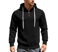 Genérico Sudadera Deportiva Hombre - Sudadera con Capucha de Invierno de Peso Pesado para Sudadera acogedora con Forro Polar y Cremallera con Ajuste Informal para Uso Diario Durante la Maternidad? No