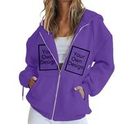 Genérico Sudadera Essentials Mujer Oversize Deportiva Suéter Hoodie Loungewear para Mujer Blanca Running Termico Ropa Color Sólido Sweatshirt Cuello Redondo