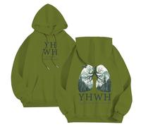 Genérico Sudadera Hombre Capucha - Sweats à Capuche et Sweats pour Hommes Pulls décontractés en Polaire Doux Confortables légers Streetwear Tendance Coupe Ample (Army Green XXXL)