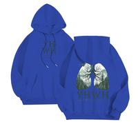 Genérico Sudadera Hombre Capucha - Sweats à Capuche et Sweats pour Hommes Pulls décontractés en Polaire Doux Confortables légers Streetwear Tendance Coupe Ample (Blue XL)