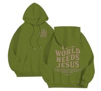 Genérico Sudadera Hombre - Sweats à Capuche décontractés pour Hommes Coupe Ample imprimés pour l'automne et l'hiver à Porter au quotidien Confortable et Streetwear (Army Green L)