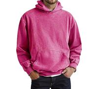 Genérico Sudadera Hombre XL - Chaqueta clásica con Capucha Lavada para un Jersey Minimalista de Color Liso con Corte Holgado para Adolescentes y Adultos (S)