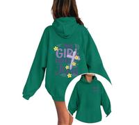 Genérico Sudadera Infantil Moderna con Estampado de Letras, diseño de Jesús, a la Moda, Ajuste Holgado, gráfico, Manga Larga para niños y niñas, Tejido Suave de algodón Transpirable Otoño-Invierno