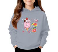 Genérico Sudadera Invierno NiñO,CháNdal Polar Para NiñOs Y NiñAs Sudadera Con Capucha CáLida De 67 Conjunto Informal Para NiñOs Bonitos Conjuntos Estampados De 6 7