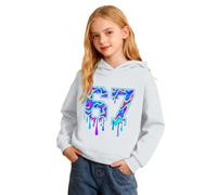 Genérico Sudadera Invierno NiñO,Sudadera con Capucha Y Estampado GráFico para NiñOs Unisex De Forro Polar Suave Ropa Informal para NiñAs Y NiñOs