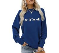 Genérico Sudadera Mujer Manga Larga Blusa con Letras Suéter OtoñO E Invierno Camiseta de Manga Larga con Estampado 'JesúS, el Camino, La Verdad, La Vida' Tops de Cuello Redondo Sueltos