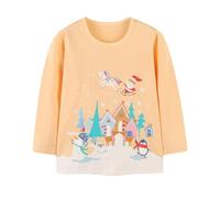 Genérico Sudadera Navidad NiñO 3 AñOs,Sudadera Acogedora De Manga Larga con Cuello Redondo para NiñOs con Estampado Festivo De Papá Noel Y Renos Prenda Informal Suave para OtoñO E Invierno