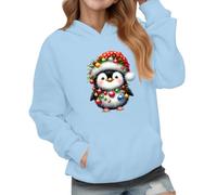 Genérico Sudadera Navidad NiñO 8 AñOs,Sudadera con Capucha Acogedora para NiñAs De Manga Larga De Polar con Estampado Ropa De Juego Informal Sudadera Ligera para Uso Diario para NiñOs