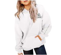 Genérico Sudadera Navidad NiñOs,Sudadera con Capucha Elegante para NiñAs con Un DiseñO De Estampado úNico Y Bolsillo Frontal para Uso Informal Y Actividades Al Aire Libre