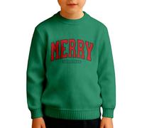 Genérico Sudadera NavideñA NiñA,Sudadera De Manga Larga con Cuello Redondo Y Estampado para NiñOs con Forro Polar Suave Y TéRmica Ideal para El Invierno Y Las Vacaciones