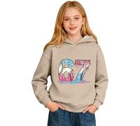 Genérico Sudadera Niña Fantastica Sudadera con Capucha para Niños con Estampado del Número 67 Otoño Detalles Finos Medidas 2-14 Años