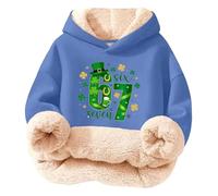 Genérico Sudadera Niña Fantastica Sudadera con Capuz Sin Bolsillo Multicolor para Niños con Estampado del Número 67, Talla 3-16 Años, Celebraciones, Detalles Finos