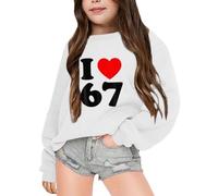 Genérico Sudadera NiñA Invierno,Sudadera con Capucha Y Estampado GráFico para NiñAs Jersey De Forro Polar con Un Bonito DiseñO Ropa De Abrigo Informal Suave para NiñOs