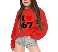 Genérico Sudadera NiñA Invierno,Sudadera con Capucha Y Estampado GráFico para NiñAs Jersey De Forro Polar con Un Bonito DiseñO Ropa De Abrigo Informal Suave para NiñOs